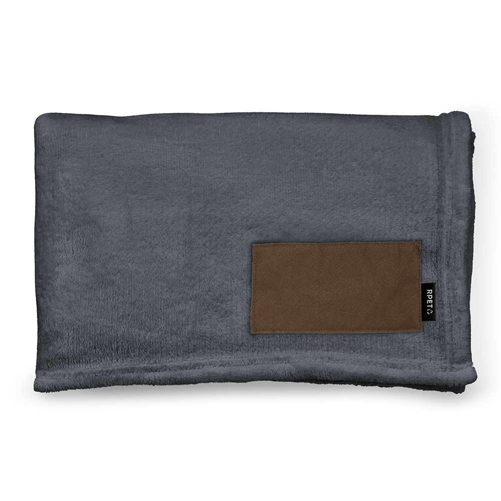 Couverture personnalisable rPET 240g 120x160cm Van Eyck Gris foncé